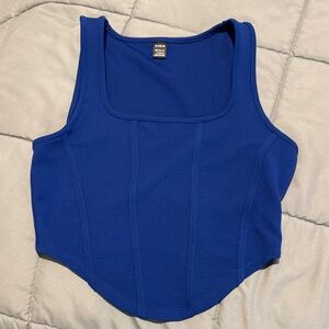 SHEIN Vibrant Blue Women's Tank Top